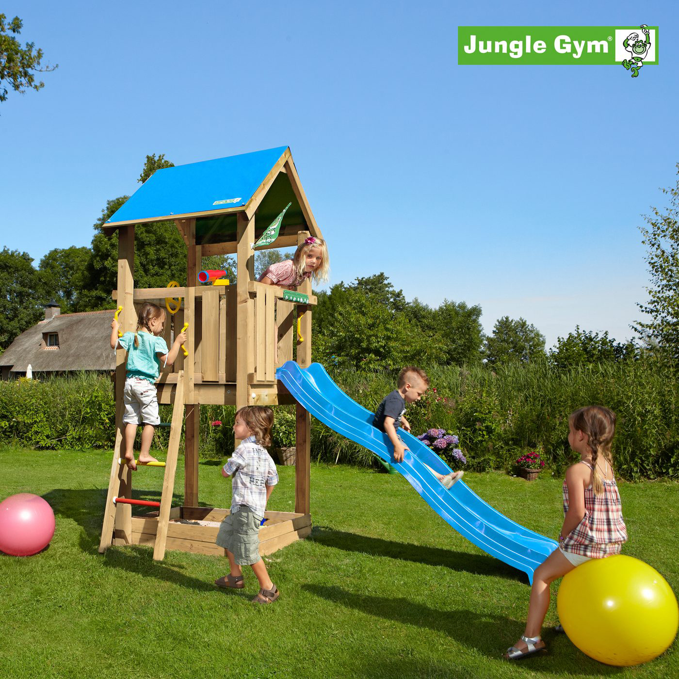 Lektorn Jungle Gym Castle inkl. rutschkana