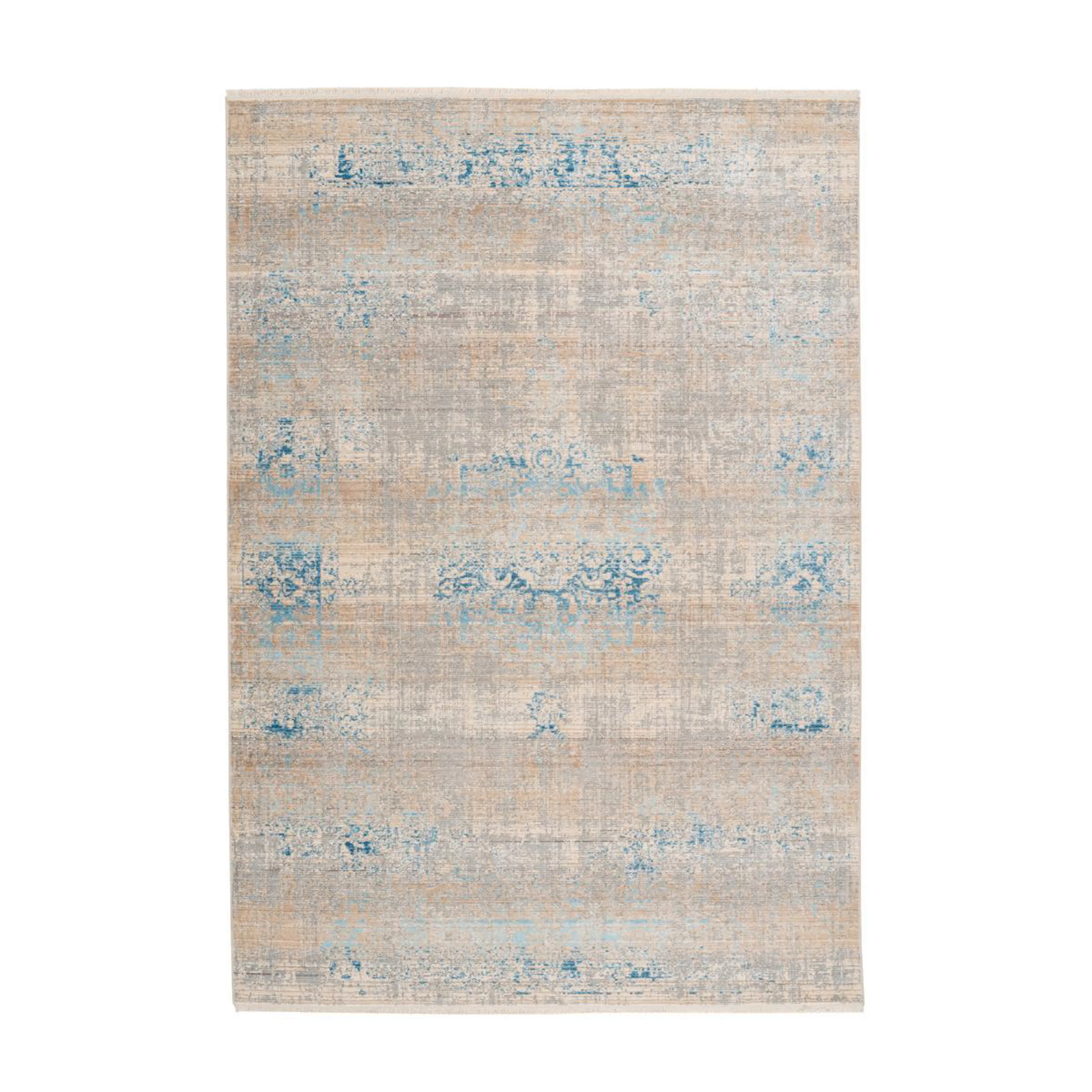 Gandeer Matta Nez Grå/Turkos 200x290 cm 200x290 cm