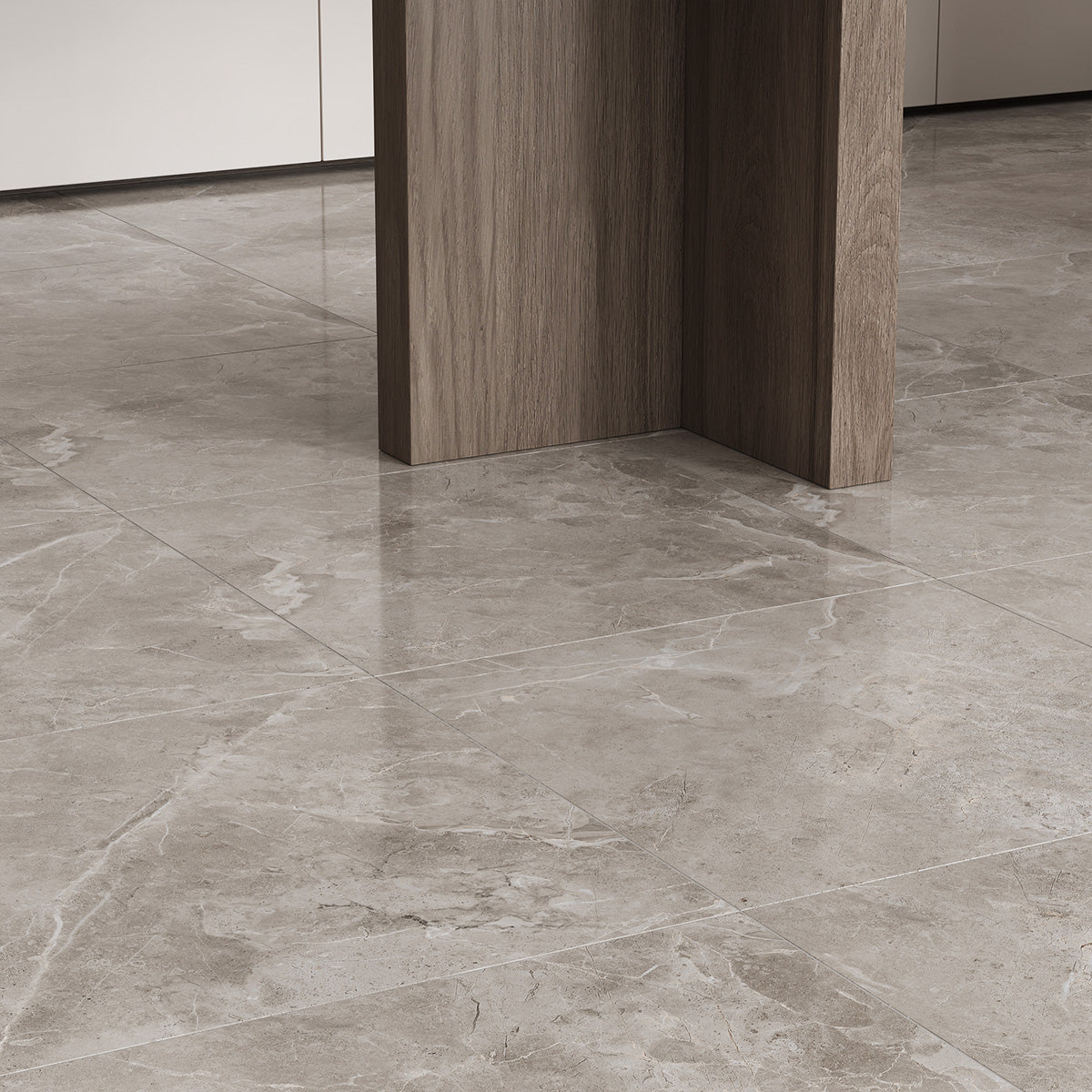 Klinker Tenfors Pulpis Mid Grey Marmor Blank 60x60