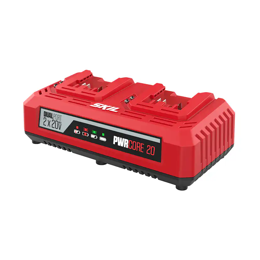 Batteriladdare SKIL 20V Dubbel För PWRCORE 20™