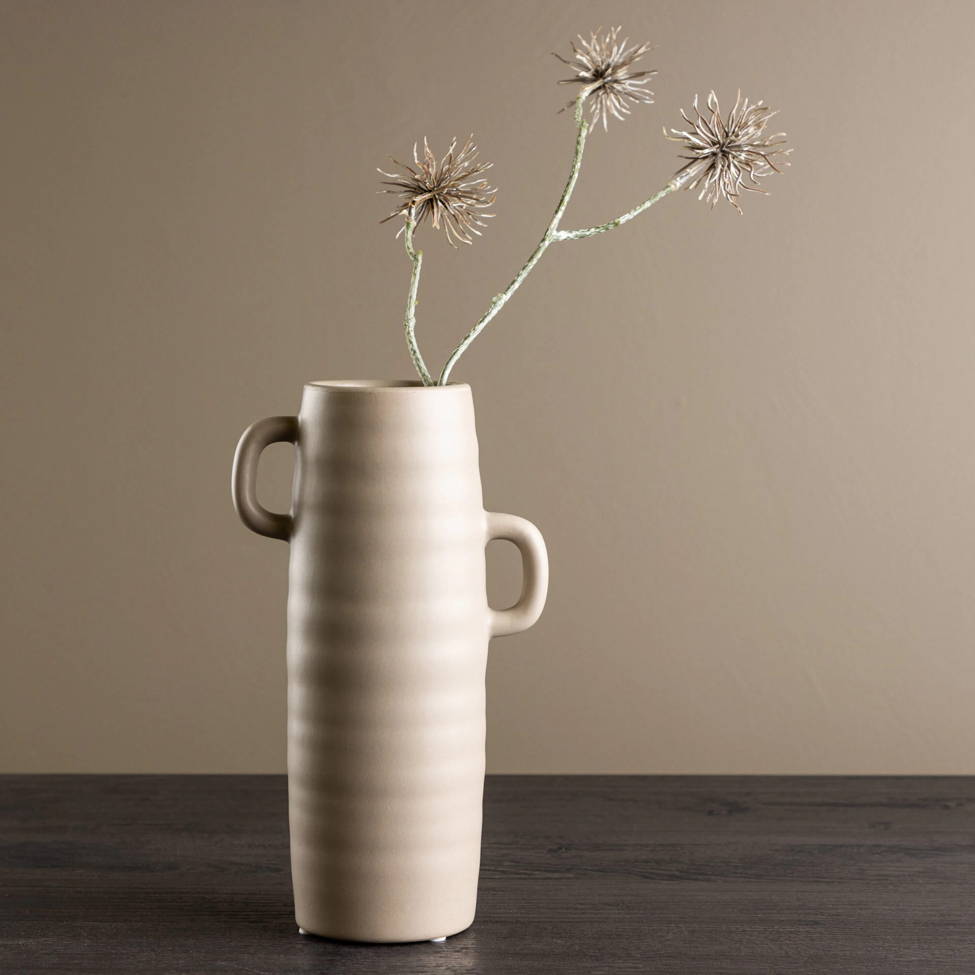 Cent Vase - Matte Brown - 15*15*25,5cm Brun