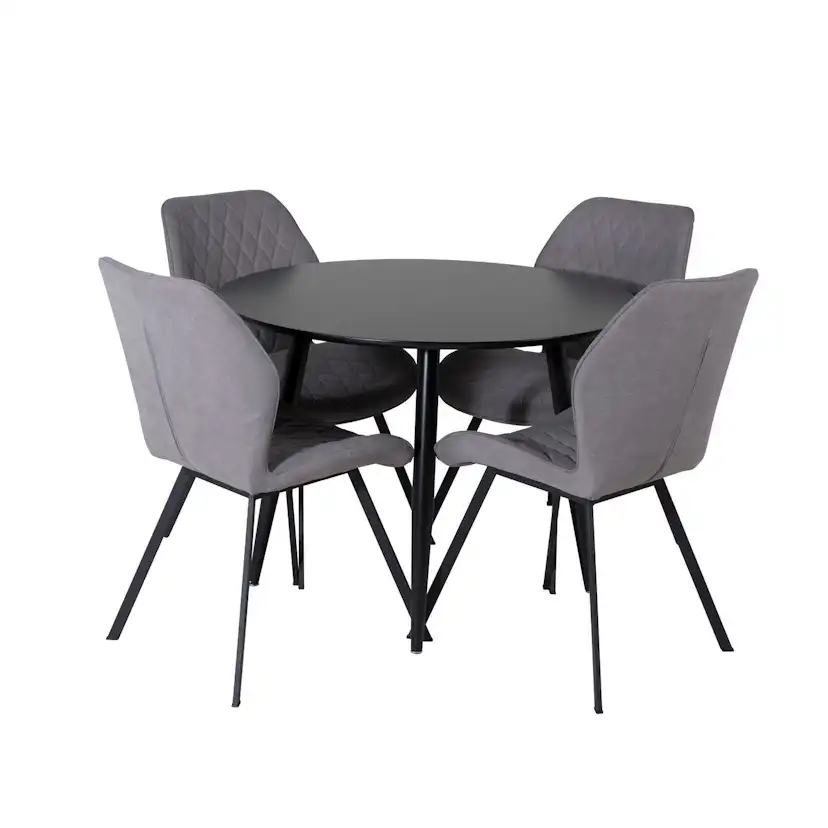 Matgrupp Venture Home Plaza med 4st Gemma Stolar