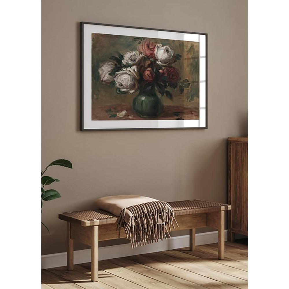 Poster Gallerix Roses In A Vase By Auguste Renoir