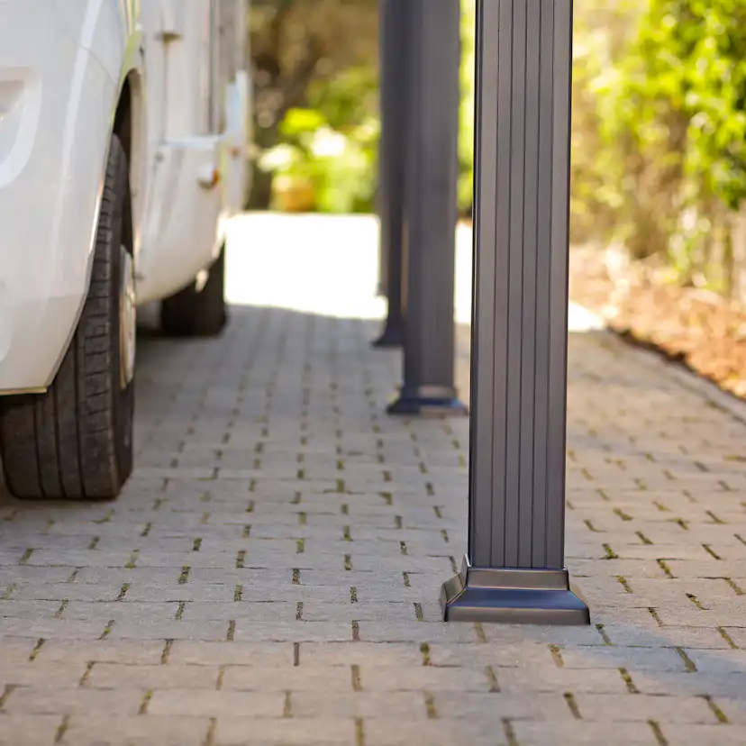 Carport Canopia by Palram Alpine I Metall För Husbil 3,6x13 m