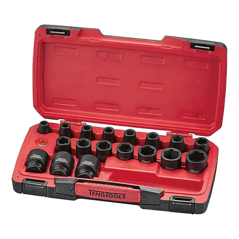 Krafthylssats Teng Tools 1/2 T9222