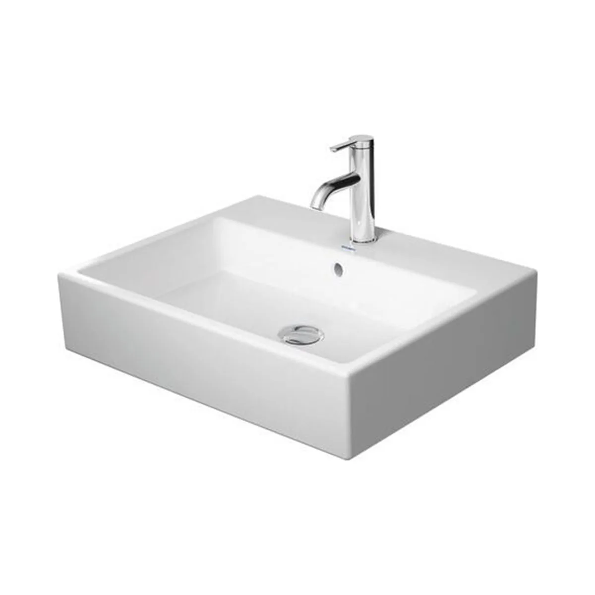 Tvättställ 60 cm Vero Air, vägg, 1 blandarhål Bredd: 600 mm, Hål för blandare: 1