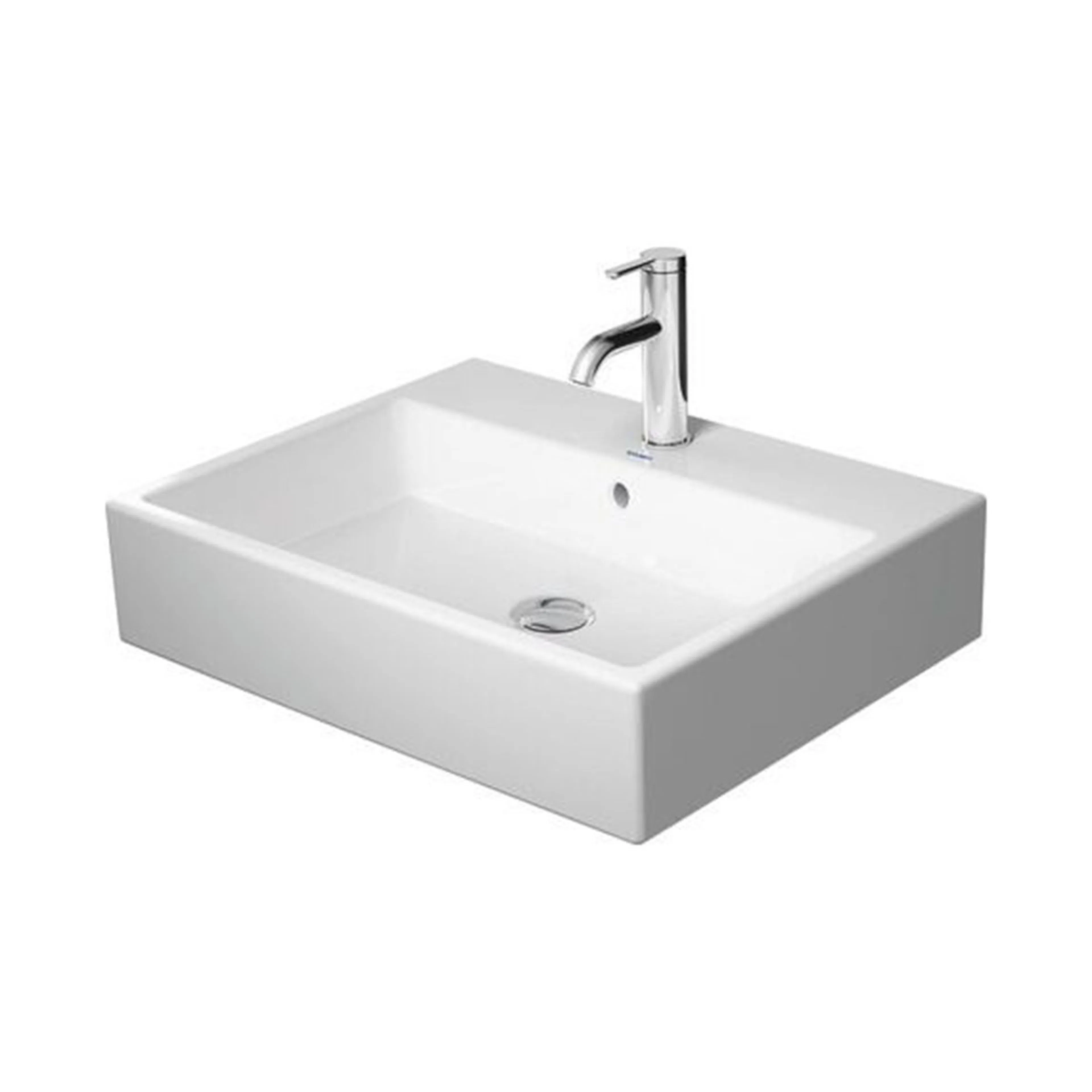 Tvättställ 60 cm Vero Air, vägg, 1 blandarhål Bredd: 600 mm, Hål för blandare: 1