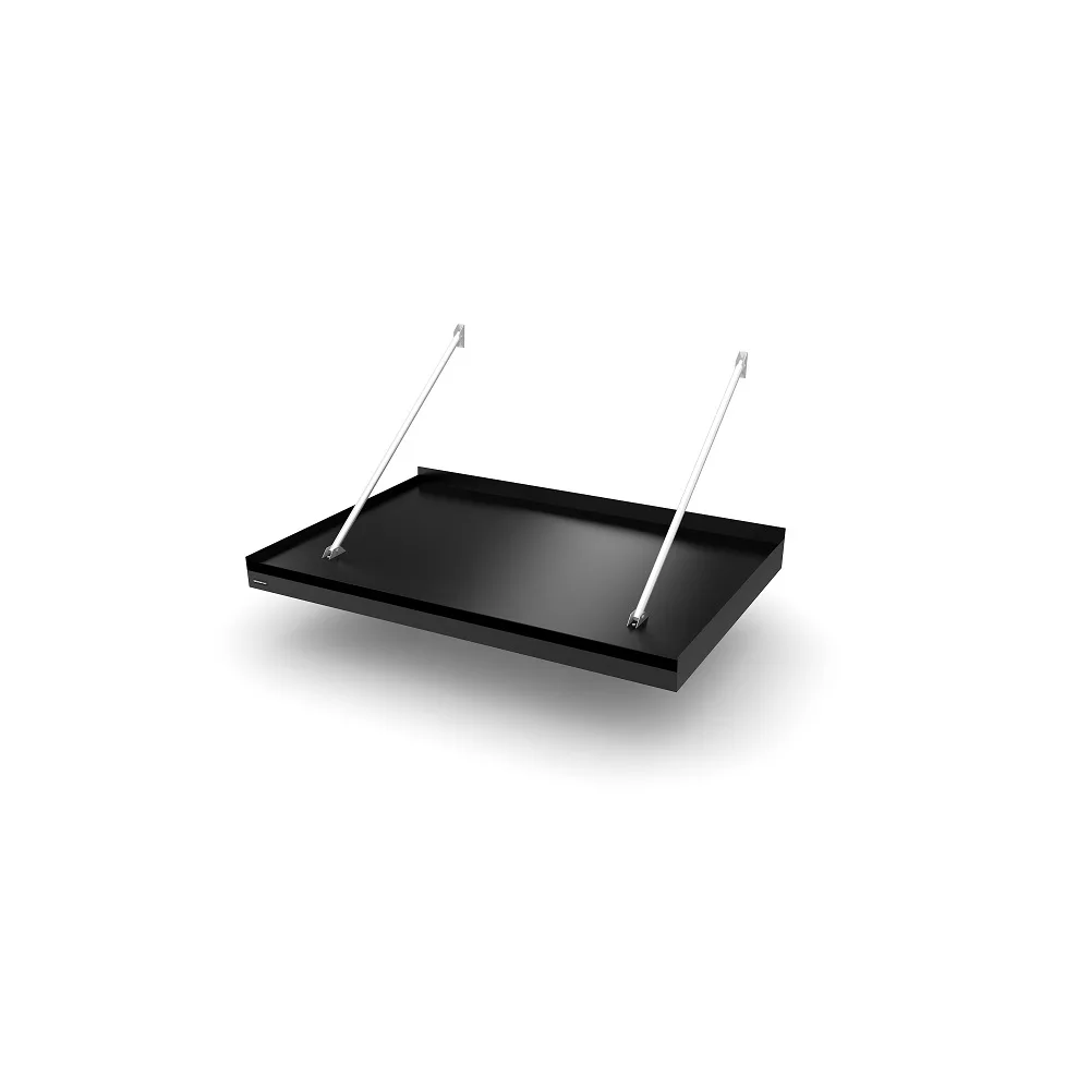 Modern Flat B=1500 D=1155 Black (RAL:9011) 1500 mm Svart, Djup: 1155 mm