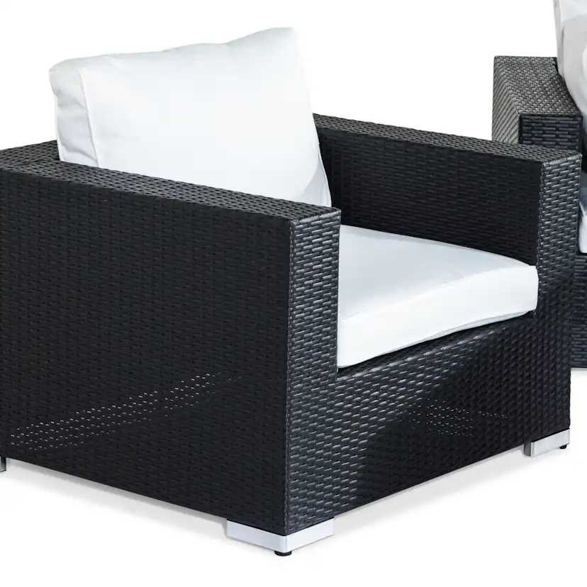 Loungegrupp Comfort Garden Bahamas 2-sits med Soffbord 100x60 och Fåtölj Utomhus