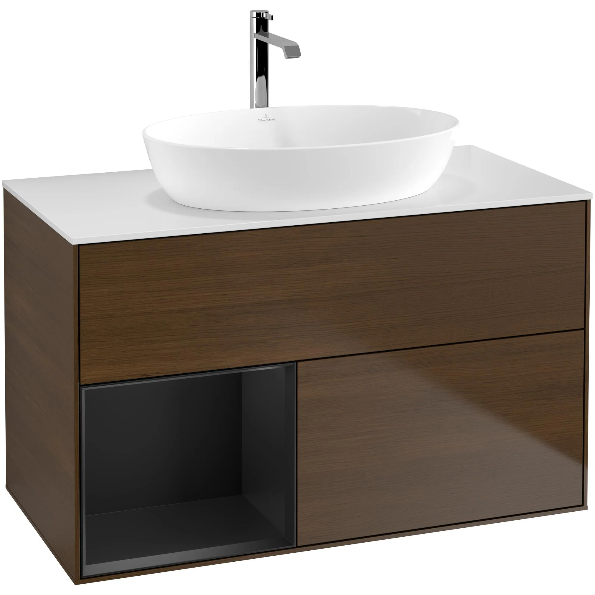 Tvättställsskåp Villeroy & Boch Finion med 2 Lådor Hylla och Bänkskiva för Fristående Tvättställ från Artis & Collaro