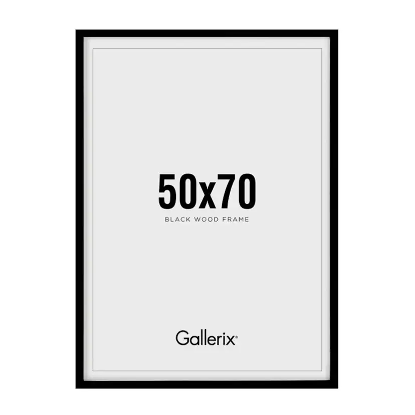 Tavelram Gallerix Svart