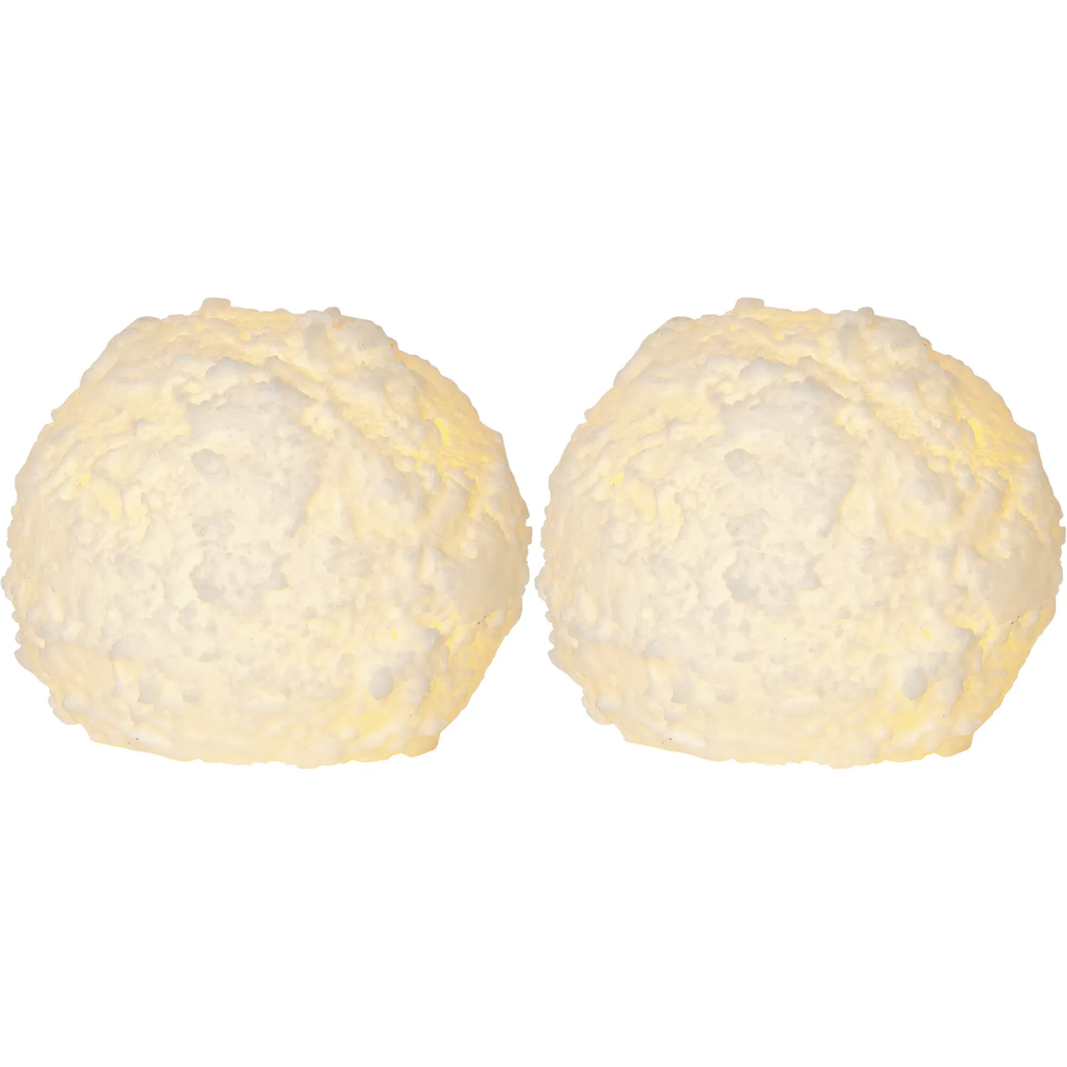 Blockljus Star Trading Snowball LED 2-pack Batteriljus