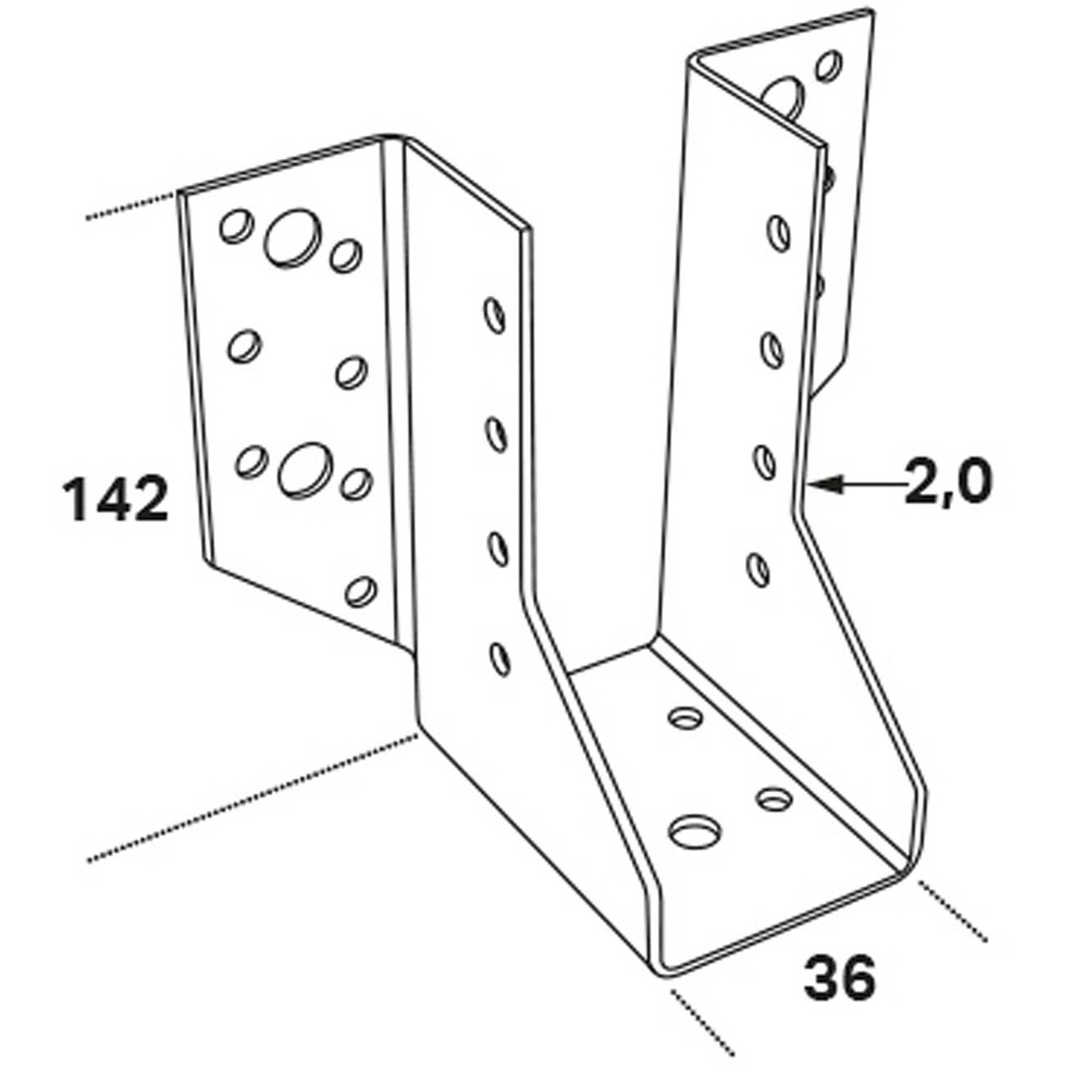 Balksko Jh 45x168x2,0 45x168x2,0 mm
