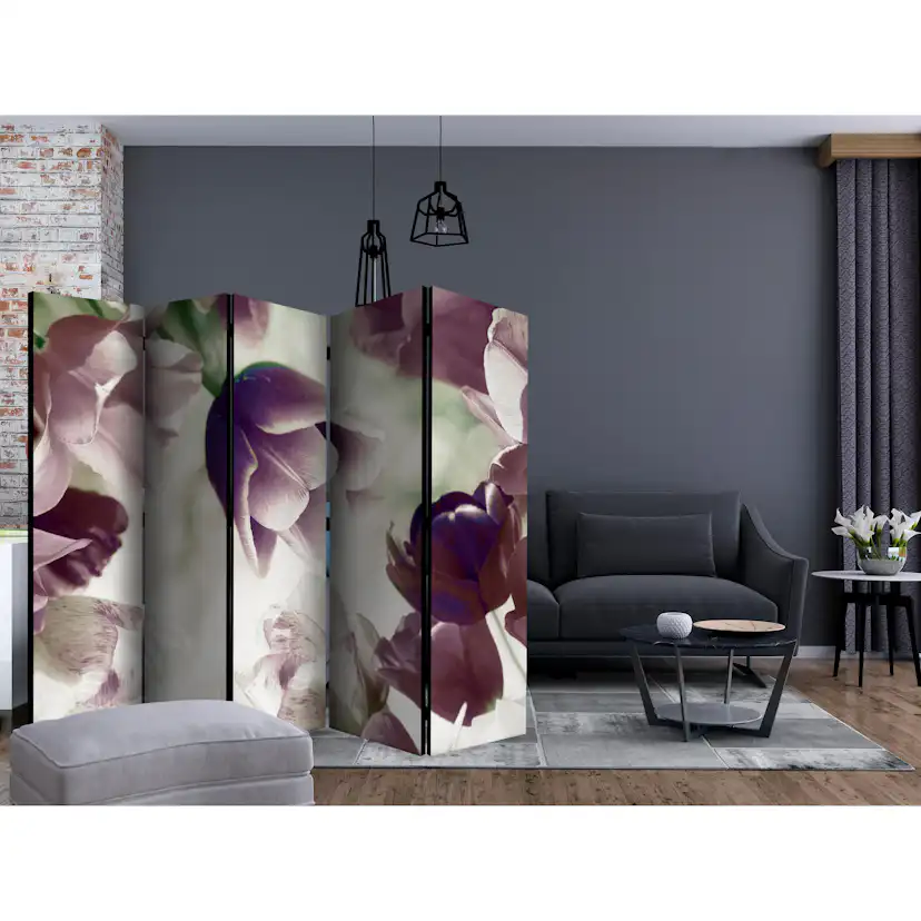 Rumsavdelare Skärmvägg Arkiio Heavenly Tulips II 225x172 cm