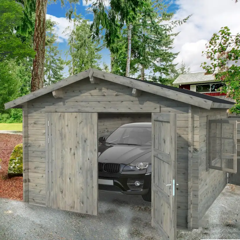 Garage Palmako Roger 19,0 m2 med Takskjutport