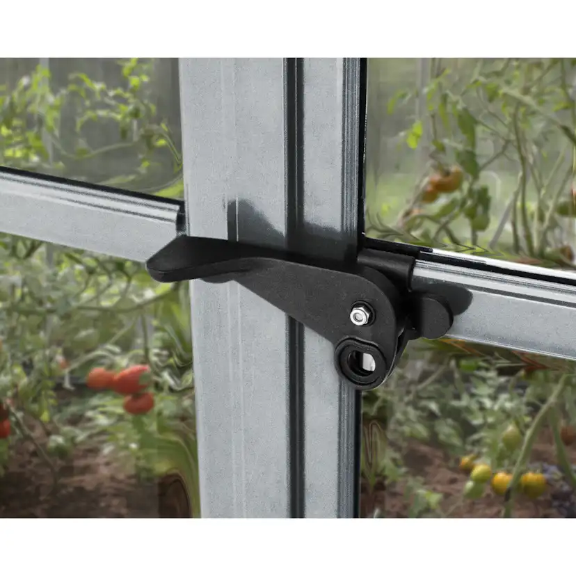 Canopia Cristalwall växthus 11.9 m² Silver Aluminium