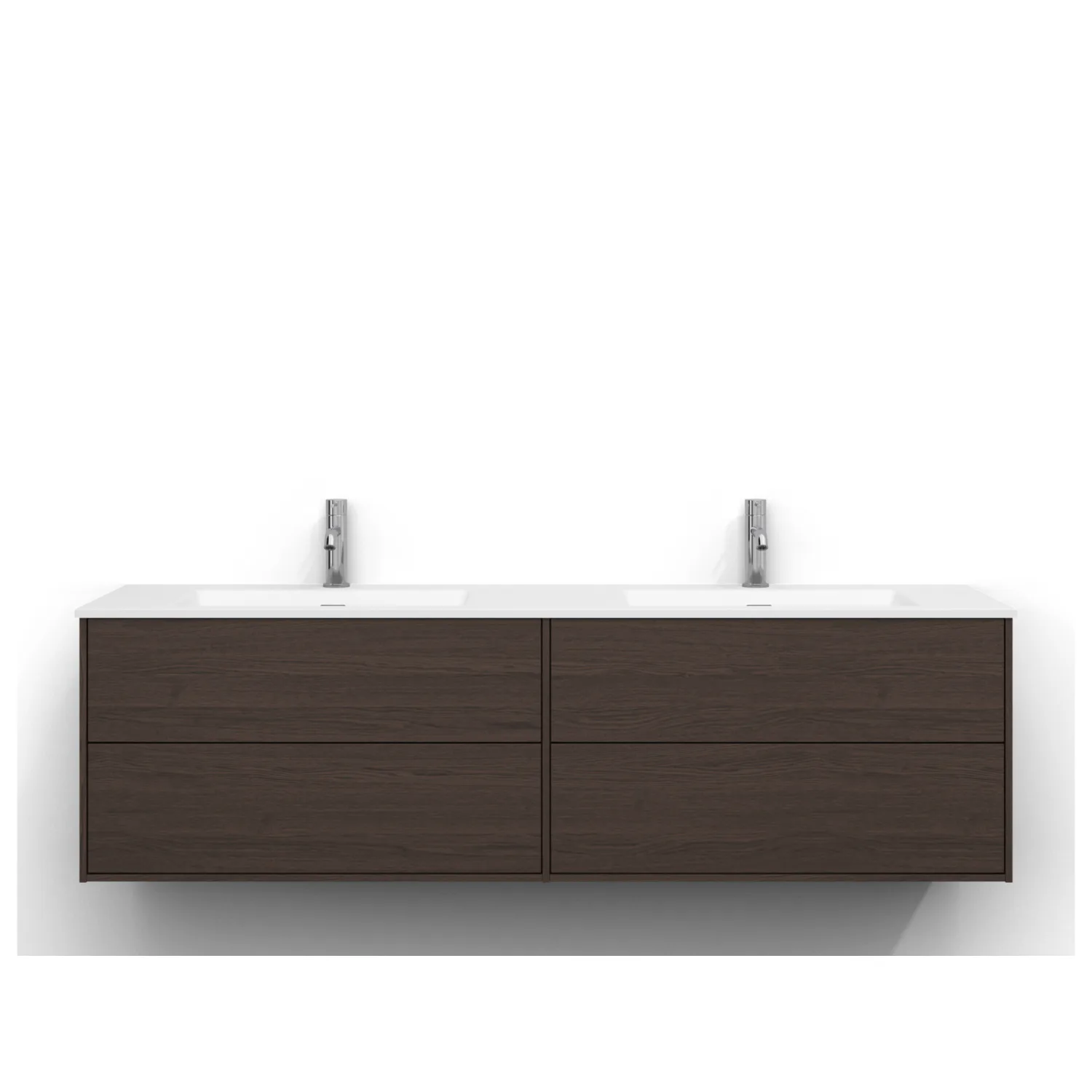 Tvättställsskåp Svedbergs Epos 160x45 med 2+2 Lådor