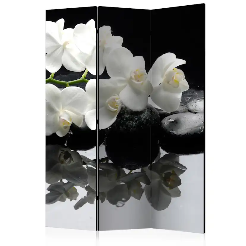 Rumsavdelare Skärmvägg Arkiio Spa Stones And Orchid 135x172 cm
