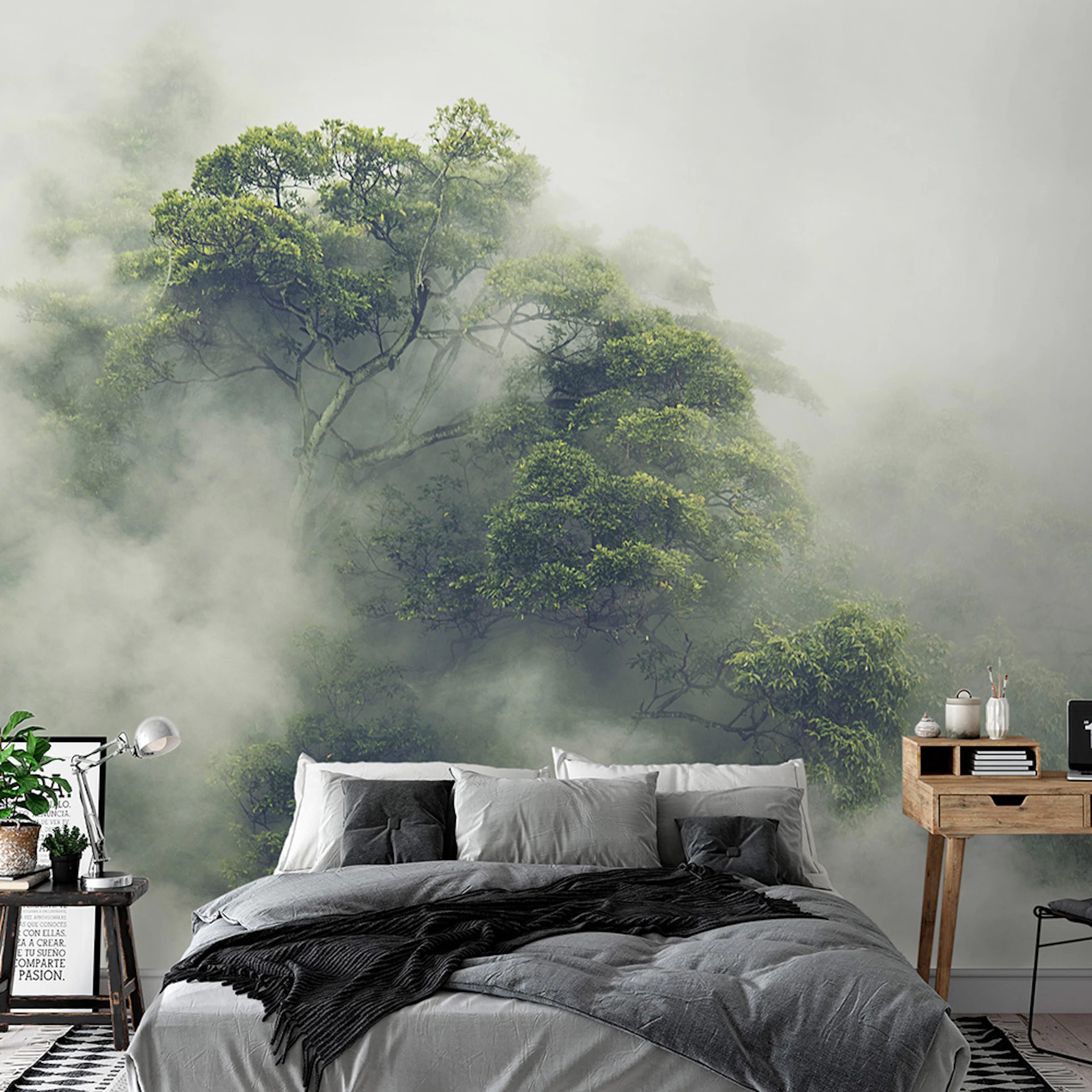 Fototapet Arkiio Foggy Amazon Självhäftande