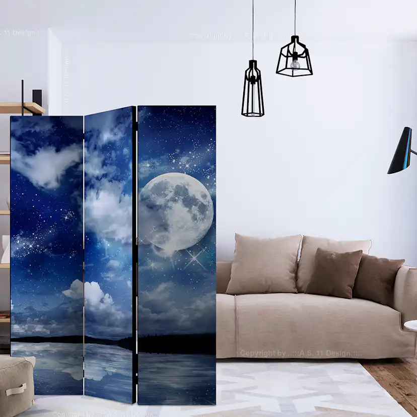 Rumsavdelare Skärmvägg Arkiio Magic Night 135x172 cm