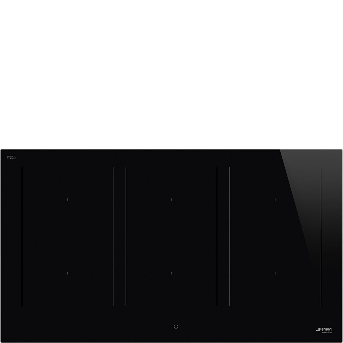 Induktionshäll Smeg SIM3964D Universal Svart Glas 6 Zoner