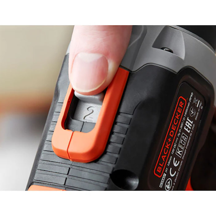 Slagskruvdragare Black & Decker BCD003C2K 2X1 5Ah Batteri