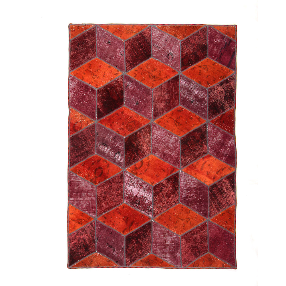 Persisk Patchworkmatta D-sign Handknuten 750660