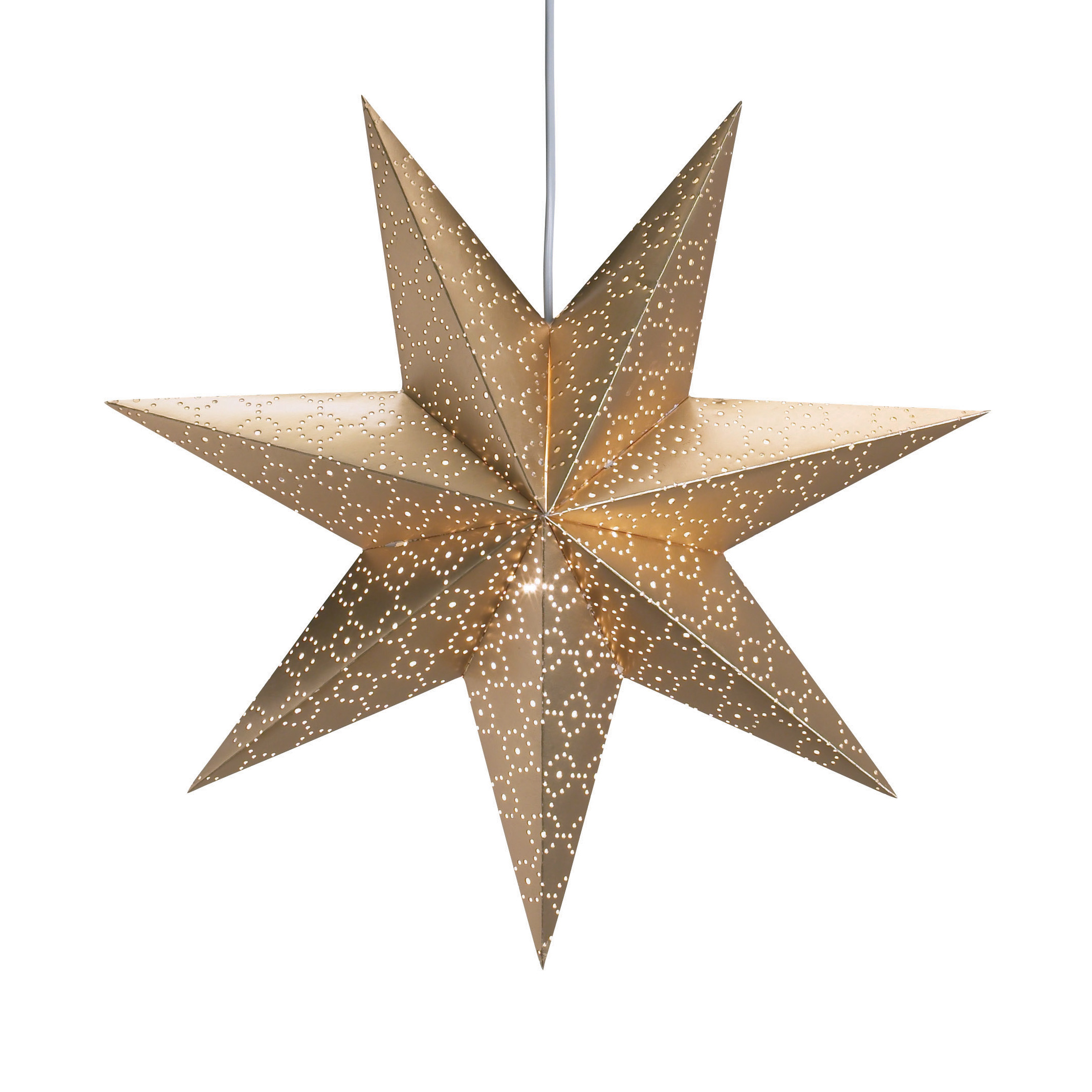 Adventsstjärna Markslöjd Tostared 45 cm Hängande