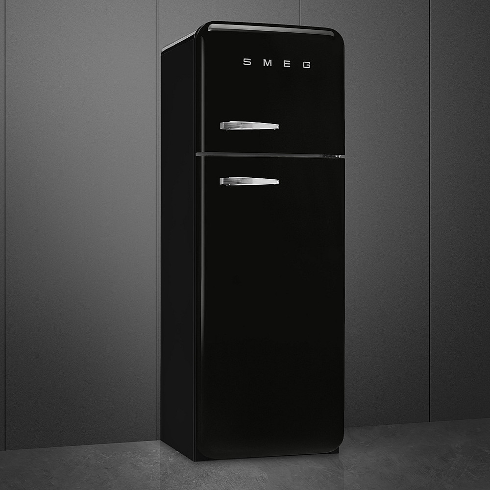Kombinerad Kyl/frys Smeg FAB30/2025 Högerhängd Svart i 50´s Style