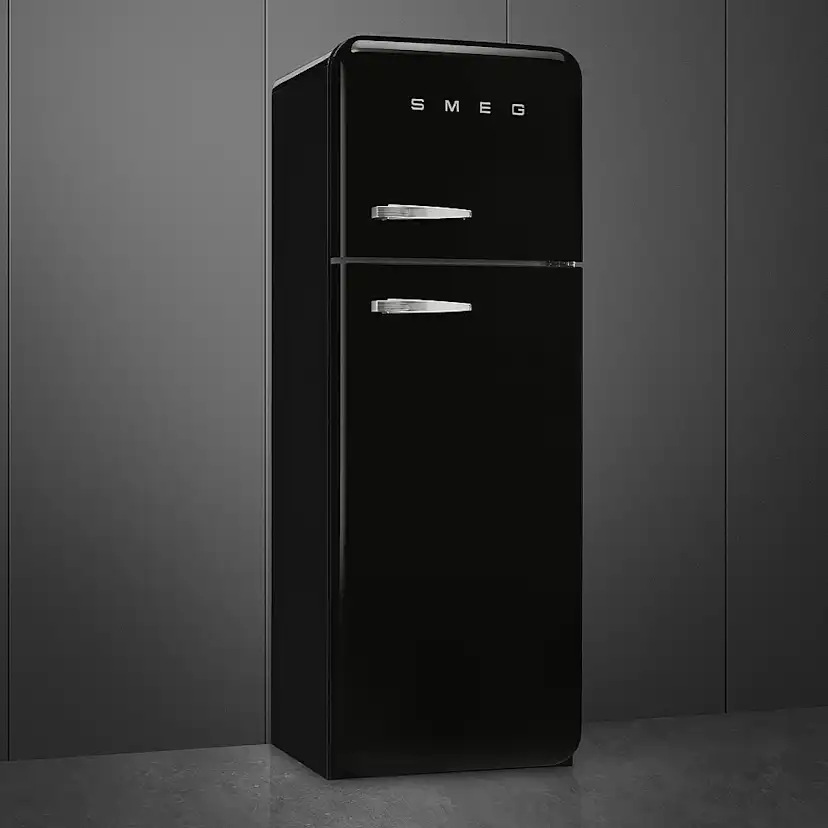 Kombinerad Kyl/frys Smeg FAB30/2025 Högerhängd Svart i 50´s Style