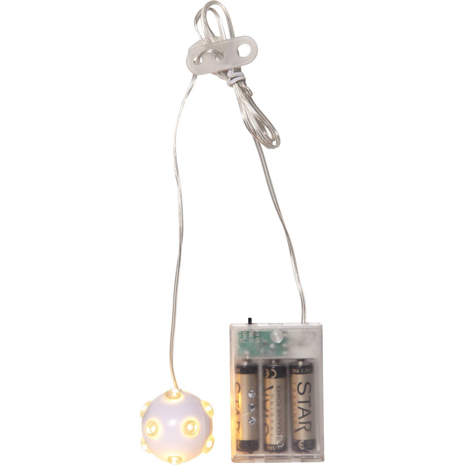 Hängande Lampa Star Trading Lighty Batteridriven Ljuskälla till Adventsstjärna
