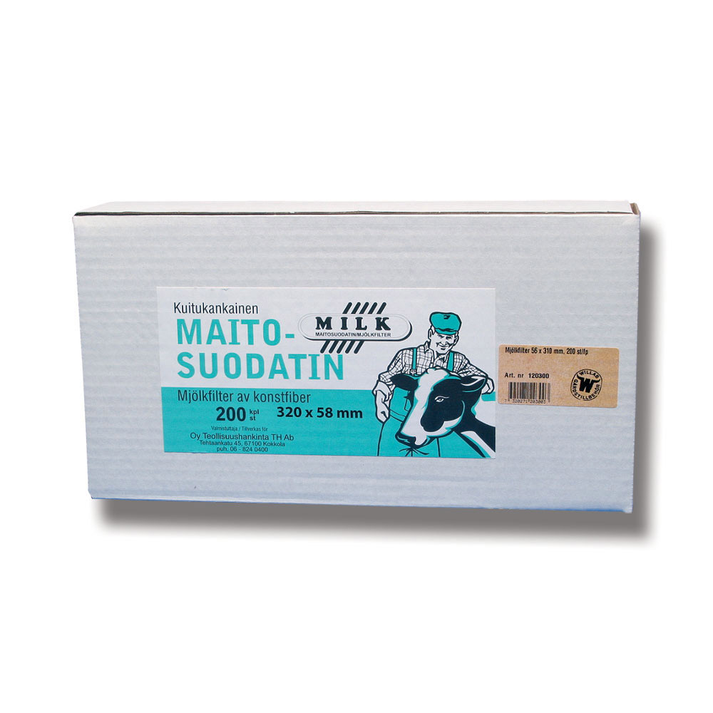 Mjölkfilter Willab Ulax 200 st