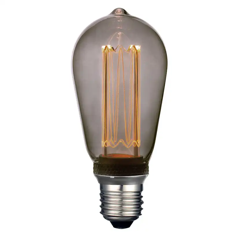 LED-lampa PR Home Future Smoky Edison 64 mm