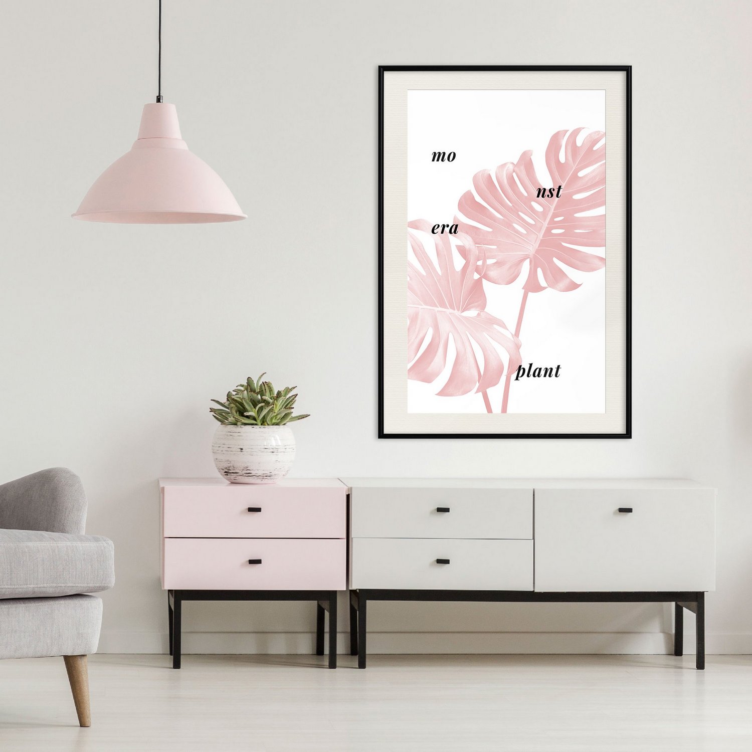 Poster Artgeist Affisch Monstera Plant