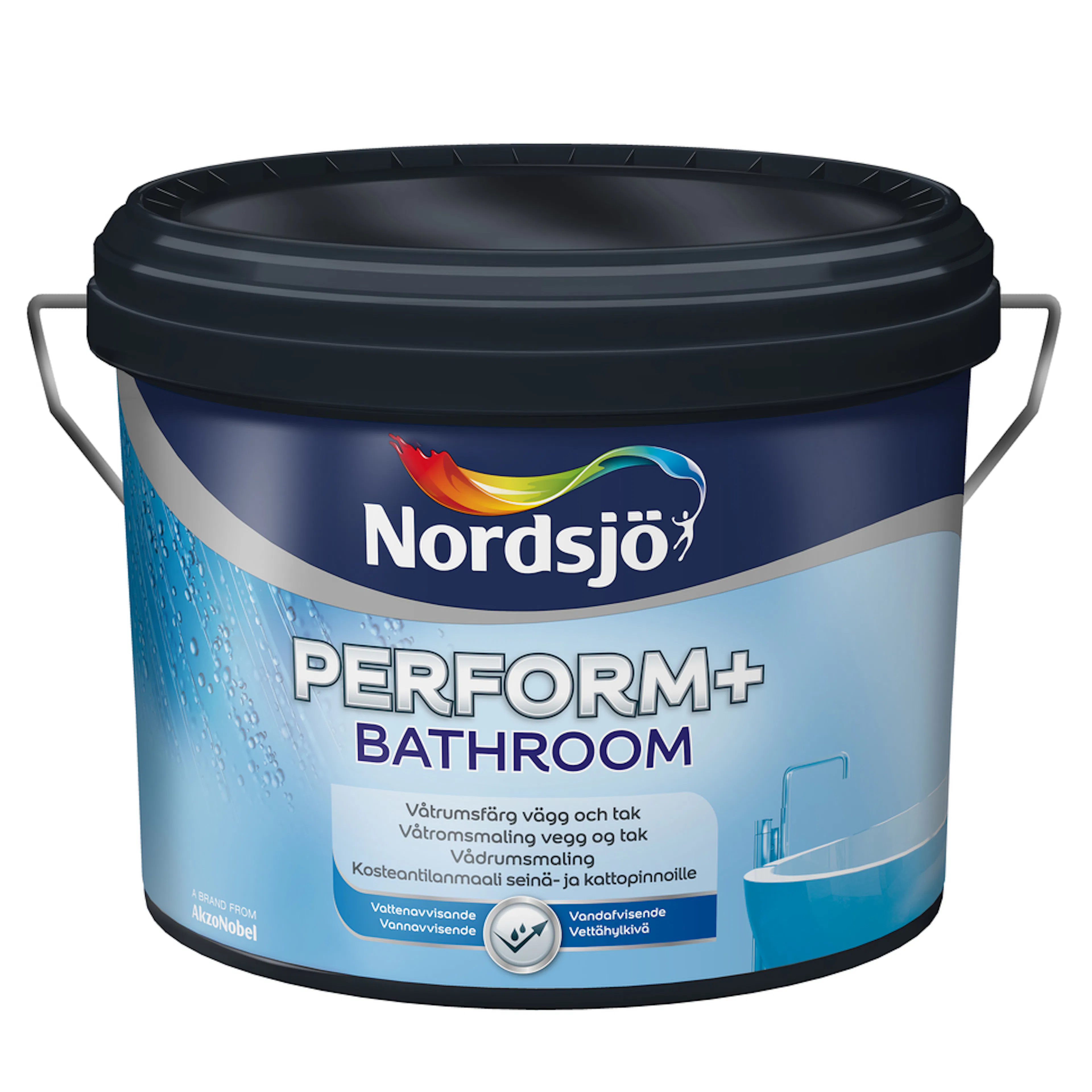 NORDSJÖ PERFORM+ BATHROOM VIT 1L Volym: 1 L