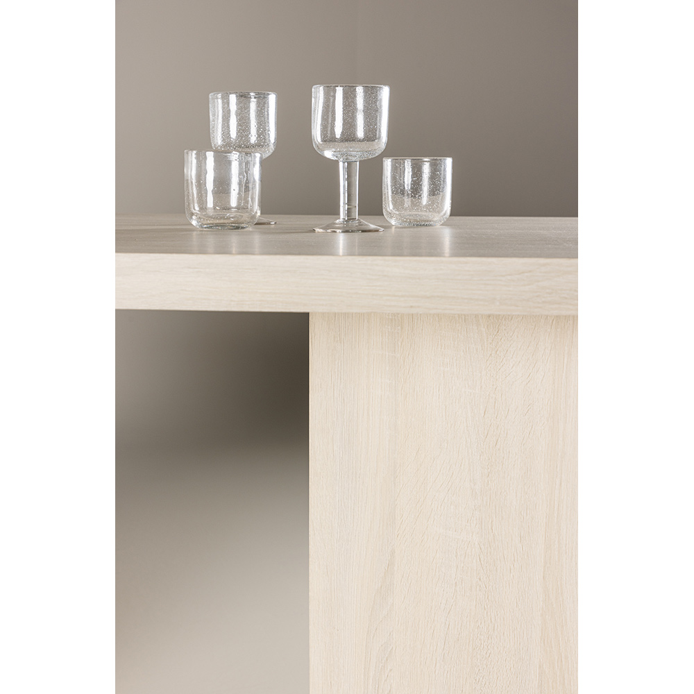Bassholmen  Dining Table 90x180 cm  - Whitewash / Vittvätt