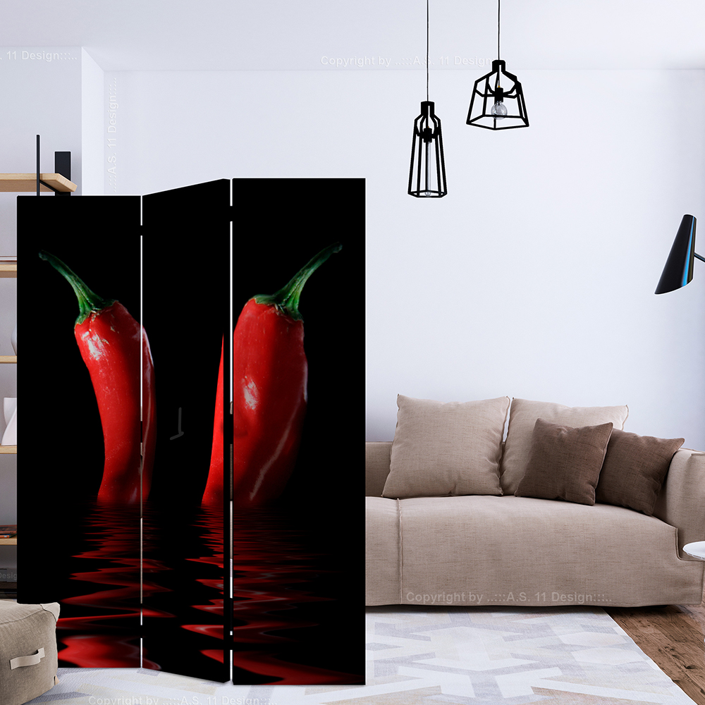 Rumsavdelare Skärmvägg Arkiio Chili Pepper 135x172 cm