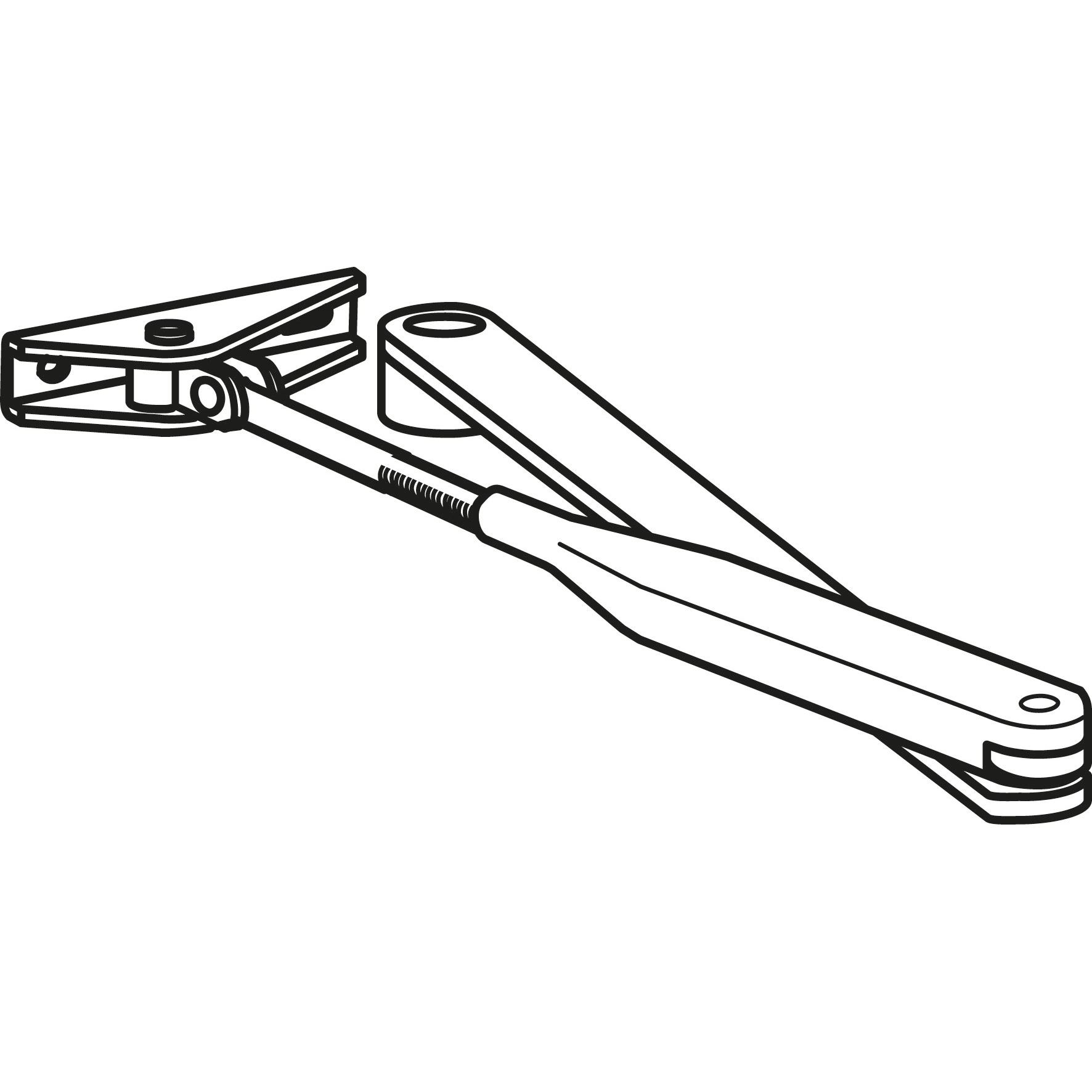 Dörrstängare DormaKaba TS7400/1 STD Arm Silver