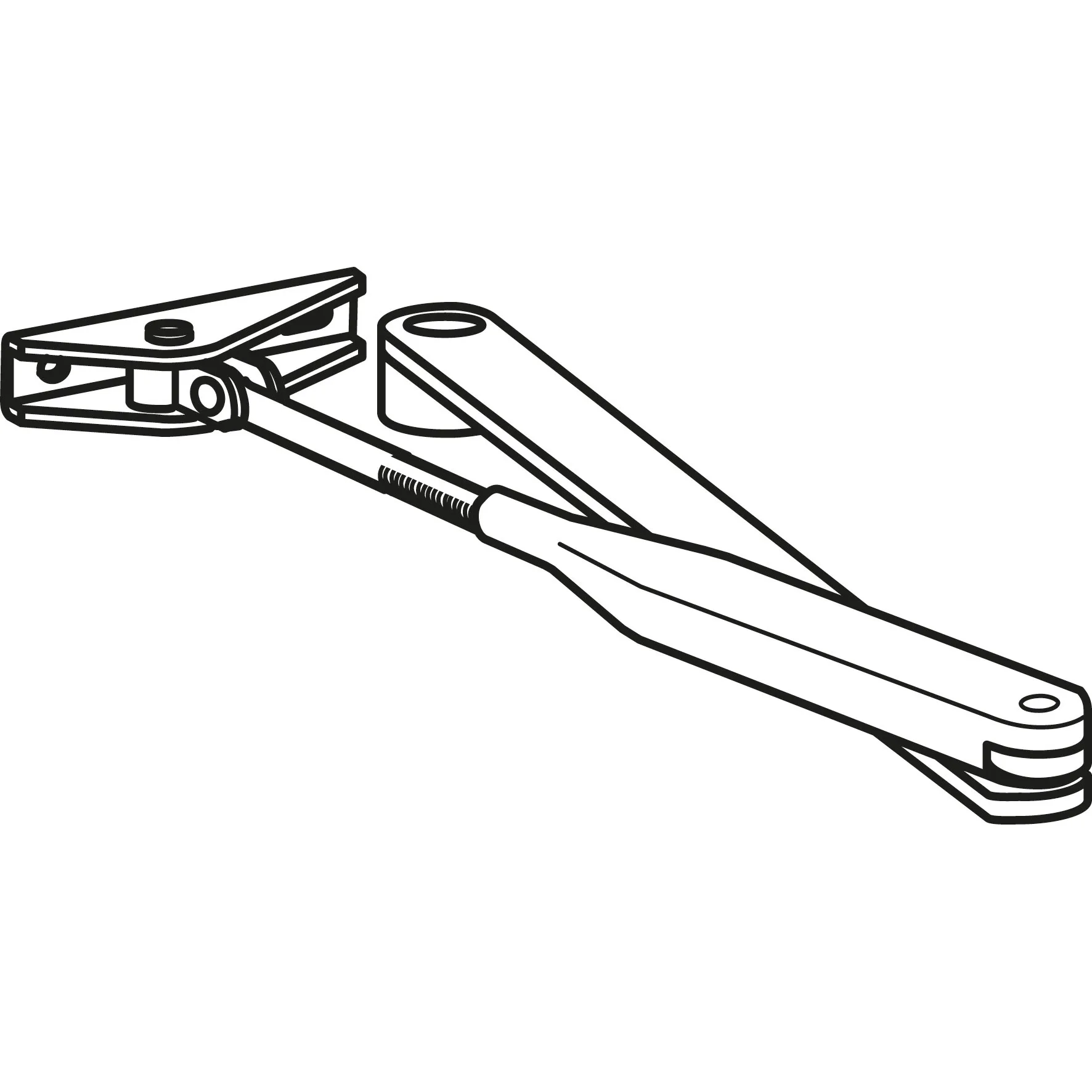 Dörrstängare DormaKaba TS7400/1 STD Arm Silver