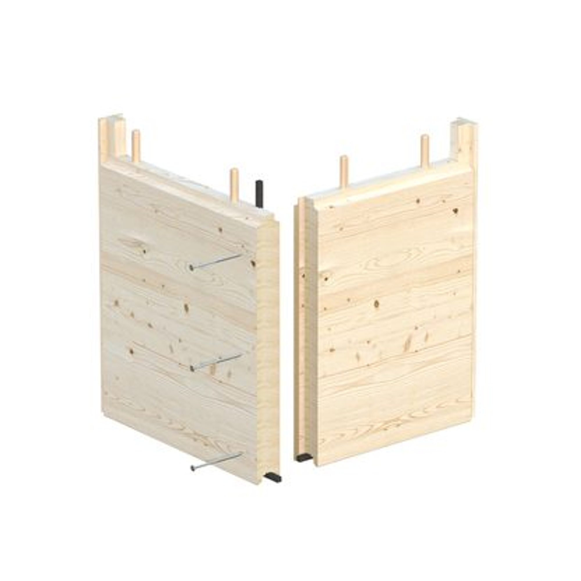 Trädgårdshus Palmako Grace 8,7+8,1 m2