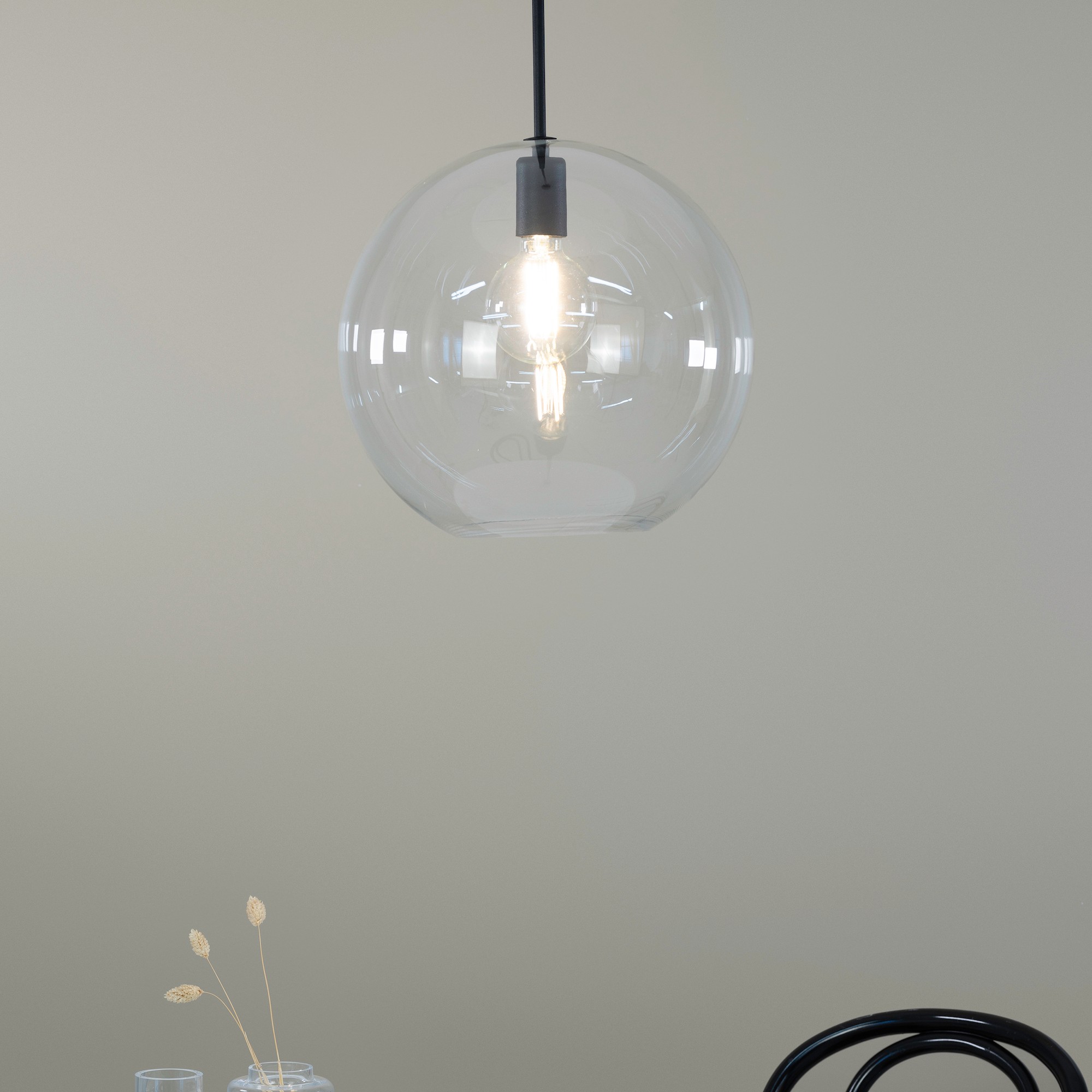 Taklampa Markslöjd Patera Pendel 1L Klar 31cm