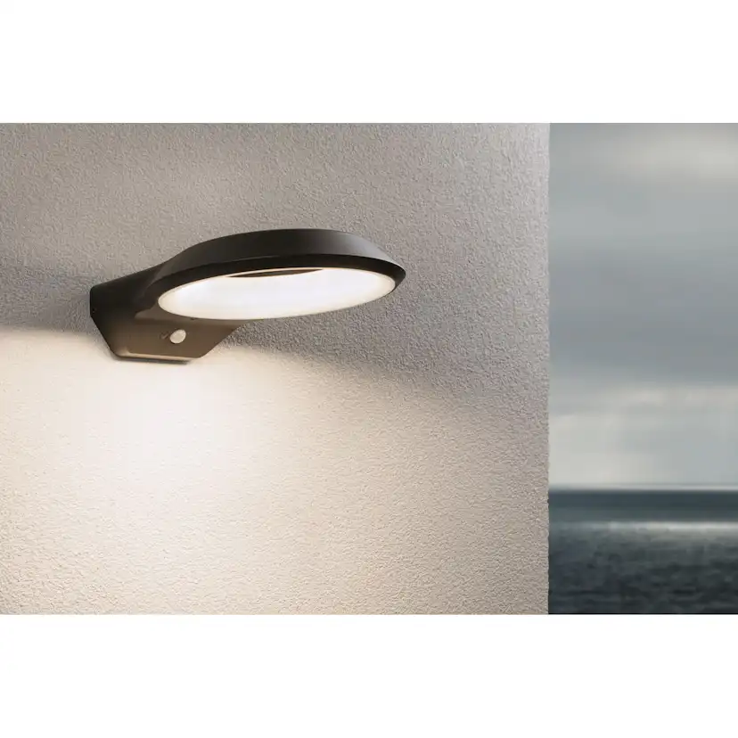 Fasadbelysning LED Paulmann Anela med Skymningsstyrd rörelsedetektor IP44 230V Ljus: Soft White