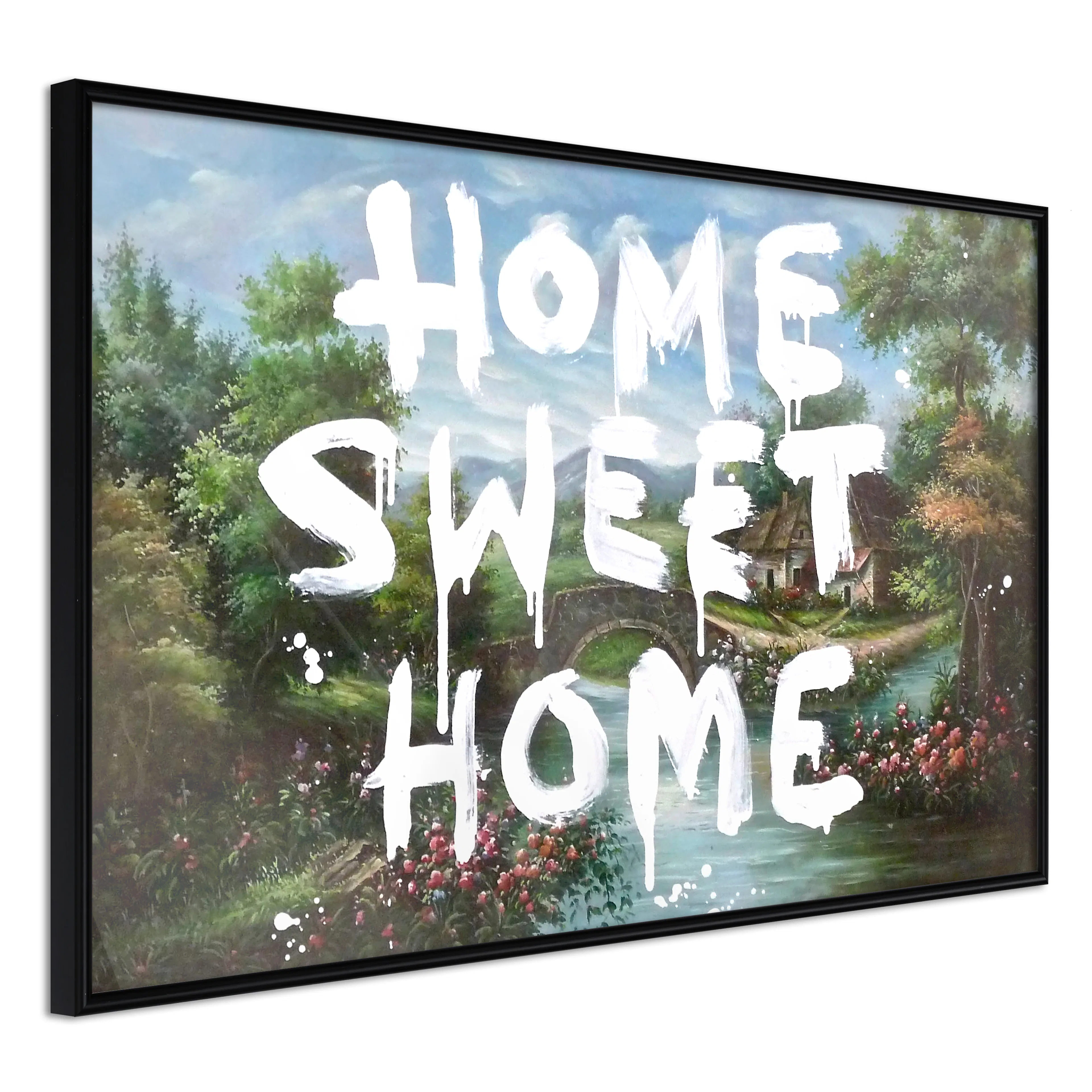 Affisch - Dream House [Poster] 30x20 Svart ram, 30x20 cm