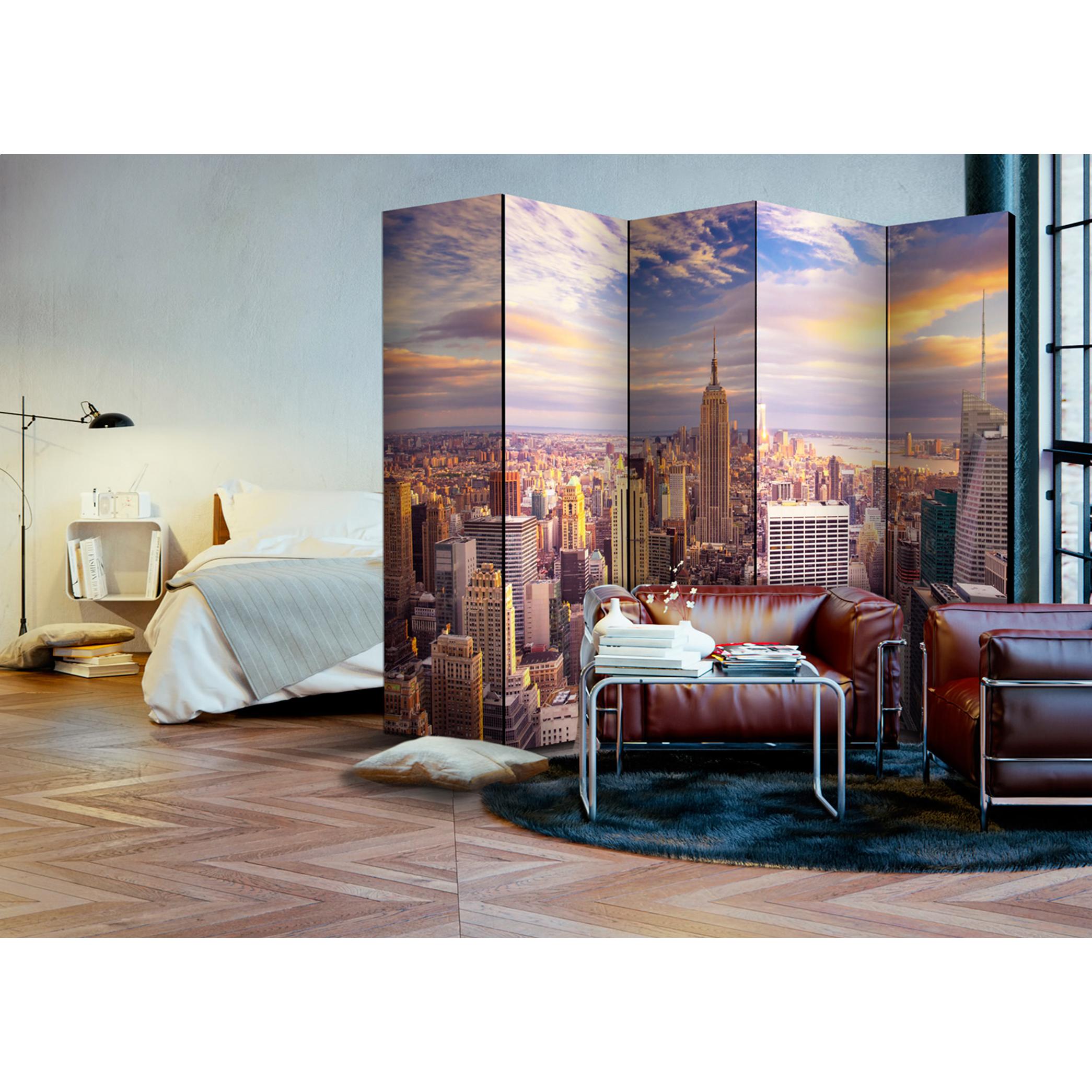 Rumsavdelare Skärmvägg Arkiio New York Morning II 225x172 cm