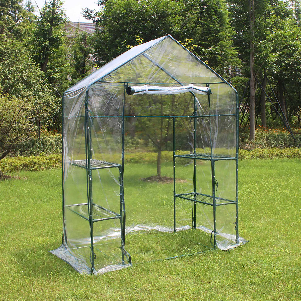 Växthus Metalcraft 1,04 kvm Transparent Rektangulärt