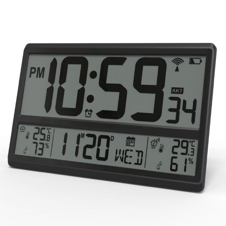 Termometer Soletek W03 Jumbo för Inomhus- och Utomhus