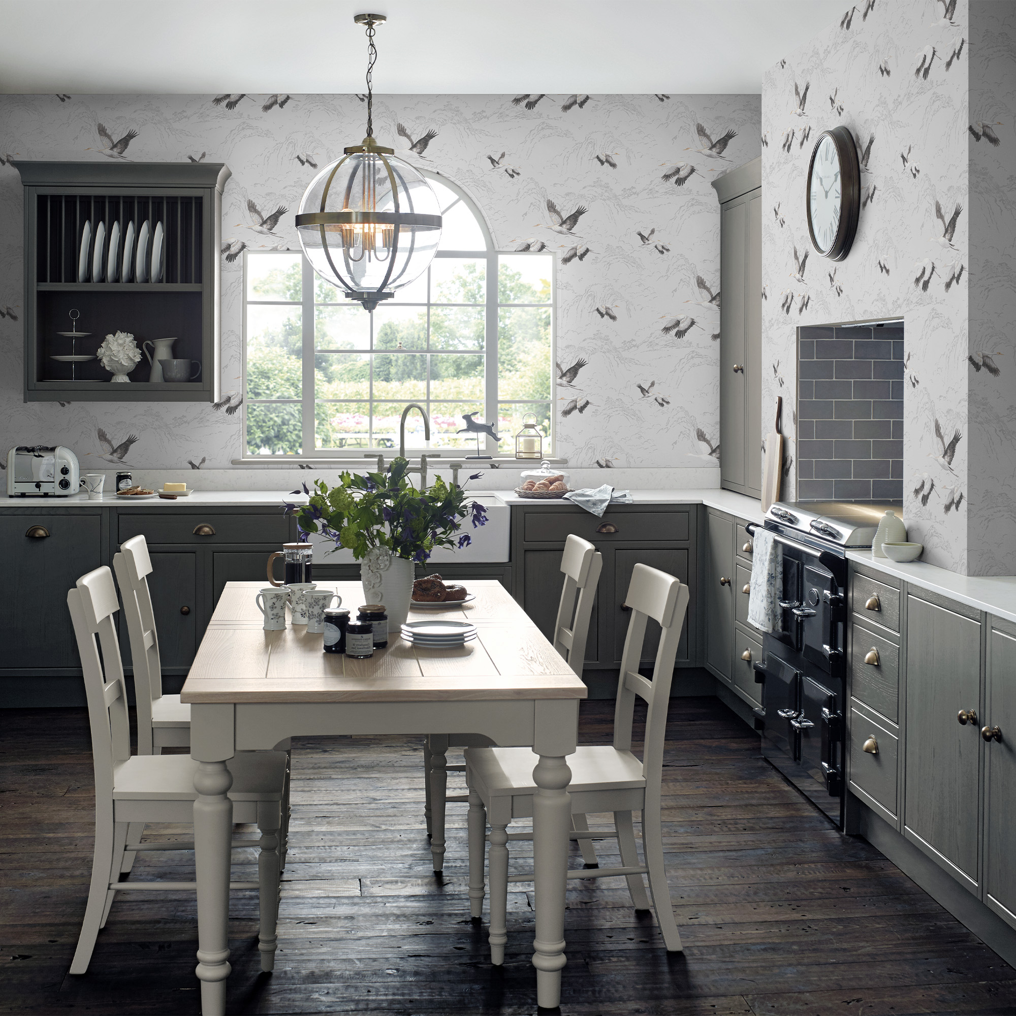 Tapet Laura Ashley Animalia Silver