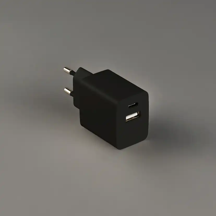 Transformator Gnosjö Konstsmide 10W -USB/USB-CxSvart