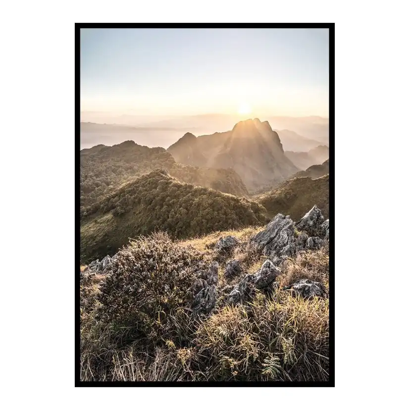 Poster Gallerix Sunset On The Summit