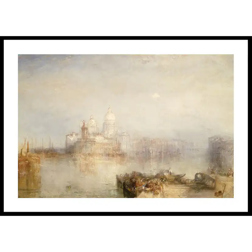 Poster Gallerix Dogana and Santa Maria By William Turner